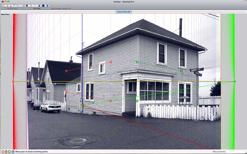 Two sketchup point match perspective photo Making an